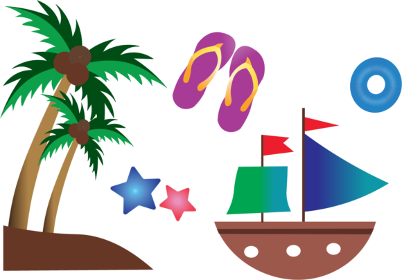 Beach Set Illustrations Vector: Your Ultimate Summer Design Toolkit