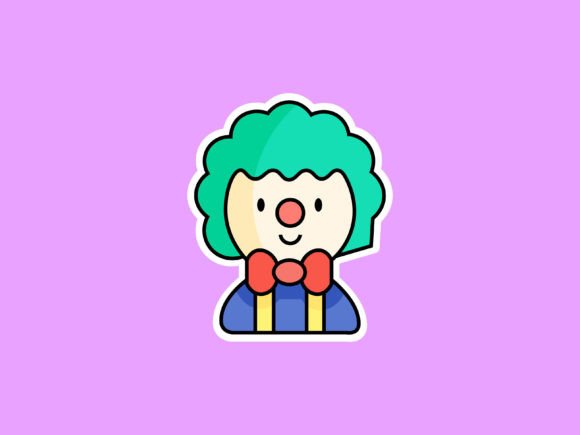 Bring Playful Charm to Projects with Circus Clown Illustrations
