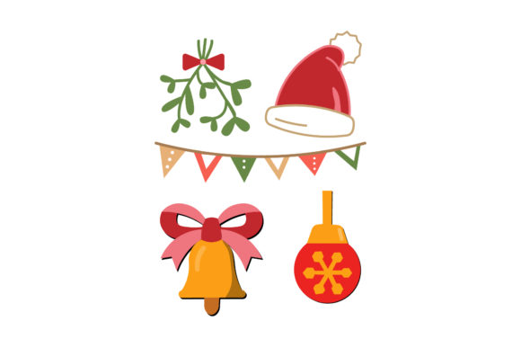 Christmas Cute Illustrations Set: Your Holiday Design Toolkit