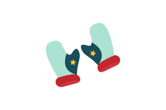Christmas Gloves Vectors Illustrations: Festive Design Assets