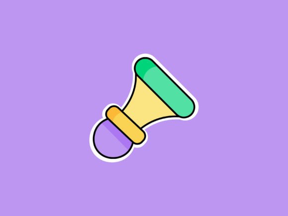 Mardi Gras Trumpet Illustrations: A Festive Design Asset