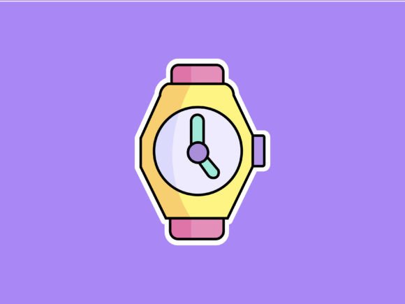 Retro Watch Illustrations: Vintage Charm for Modern Design