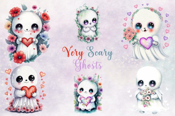 Spooky Meets Sweet: Unlocking the Versatility of Very Scary Ghosts Illustrations