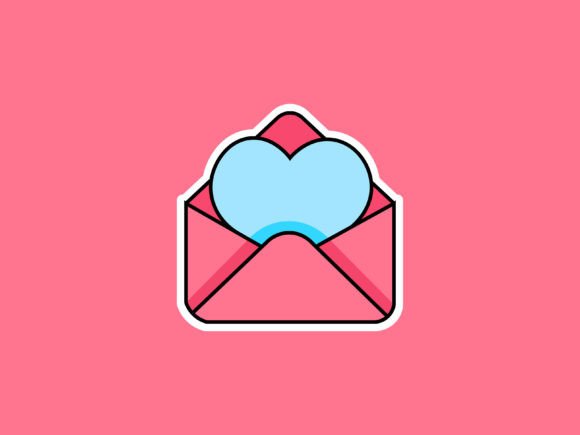 Valentine Mail Illustrations: A Charming Design Asset